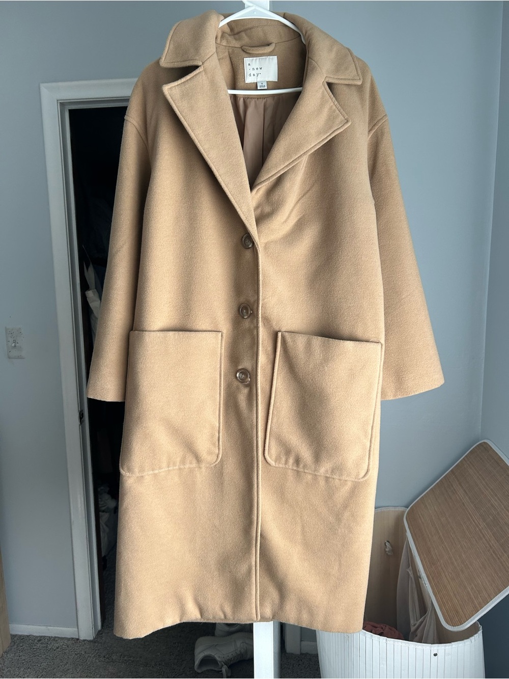A New Day Peacoat - Camel - Size S